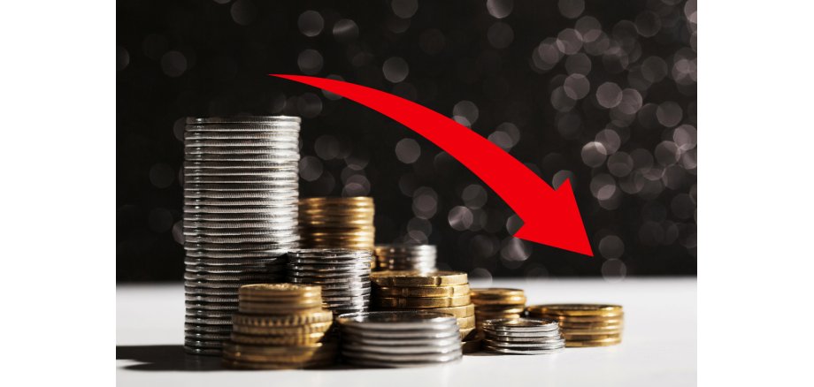 Stacks of coins over black background