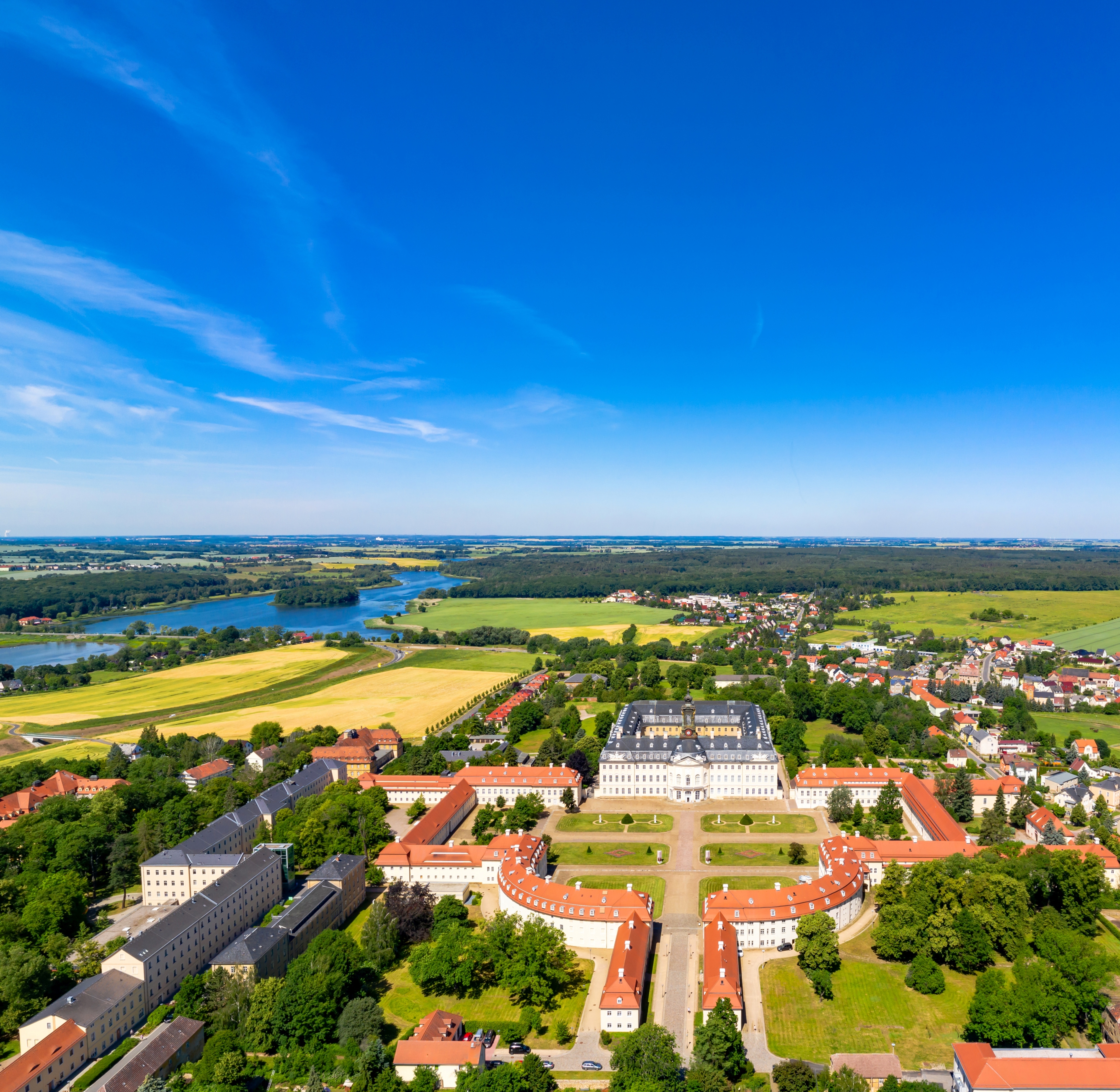 Luftansicht Gemeinde Wermsdorf
